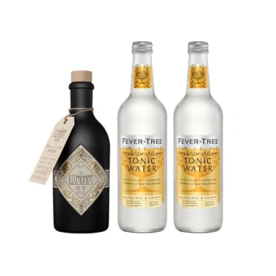 Abbildung von The Illusionist Dry Gin + 2x Fever Tree Premium Indian Tonic Water 500ml Kombi Pack für den perfekten &amp;