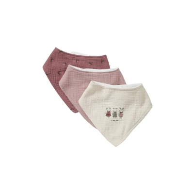 Abbildung von VERTBAUDET 3er Pack Baby Lätzchen/Halstücher rosa