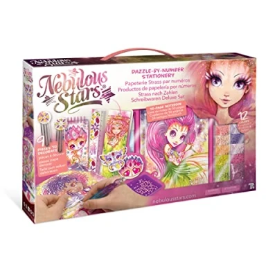 Abbildung von Nebulous Stars Kreativset Strass nach Zahlen Schreibwaren Deluxe Set