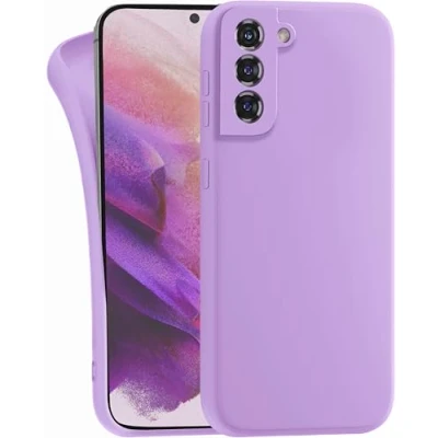 Abbildung von MyGadget Hülle für Samsung Galaxy S21 robuste Silikon Schutzhülle TPU Case Slim Silikonhülle Back Cover Kratzfest Handyhülle Matt Lila