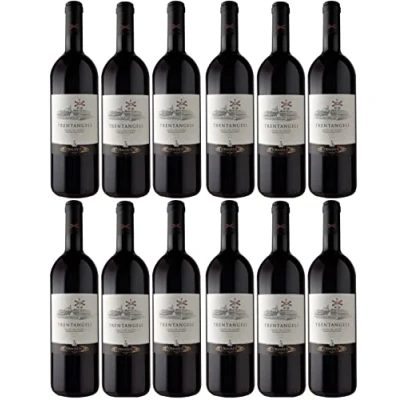 Abbildung von Tormaresca Antinori Trentangeli Castel del Monte DOC Rotwein Wein Trocken Italien I Visando Paket (12 x 0,75l)