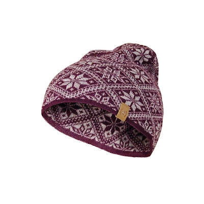 Abbildung von Gestrickte Wollmütze Freya Red Cabbage Einheitsgröße Rot