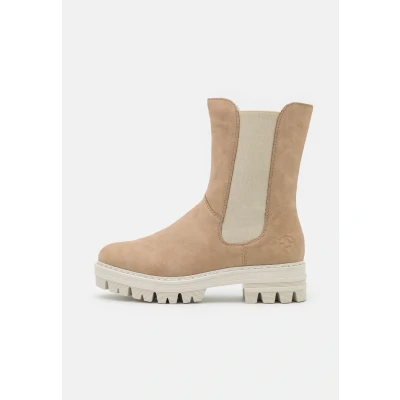 Abbildung von Rieker Plateaustiefelette, Damen, Größe: 37, Porzellan Schuhe