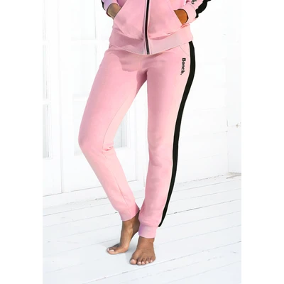 Abbildung von Bench Jogginghose rosaschwarz, Damen, Größe: 32/34, Rosa schwarz