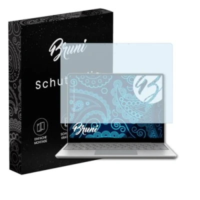 Abbildung von Bruni Schutzfolie kompatibel mit Microsoft Surface Laptop Go 3 Folie, glasklare Displayschutzfolie (2X)