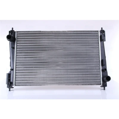 Abbildung von NISSENS 61915 Kühler, Motorkühlung Aluminium 625 415 34 Kühlrippen mechanisch gefügt OPEL: Corsa D Schrägheck, FIAT: Grande Punto Schrägheck