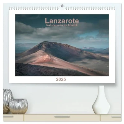 Abbildung von Lanzarote Naturwunder im Atlantik (hochwertiger Premium Wandkalender 2025 DIN A2 quer), Kunstdruck in Hochglanz