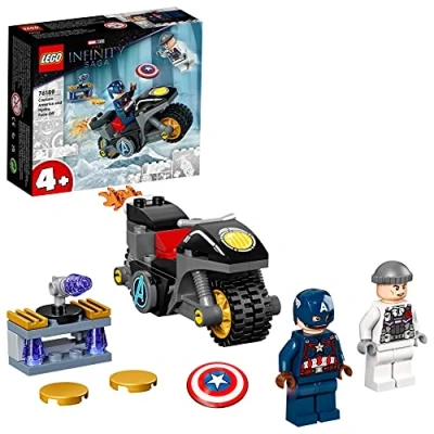 Abbildung von LEGO® LEGO 76189 Super Heroes Duell zwischen Captain America und Hydra Spielbausteine, (Set, 49 St)