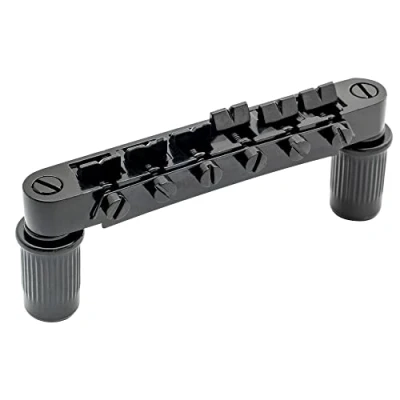 Abbildung von Musiclily 52mm Tune O Matic Steg für Epiphone Les Paul SG style E Gitarre, Schwarz