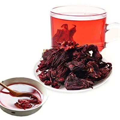 Abbildung von Chinesischer Kräutertee Hibiskus Tee Roselle Neuer Dufttee grüner Gesundheitspflege Blumen Hochwertiger gesunder Lebensmittel Rosen Auberginentee (50)