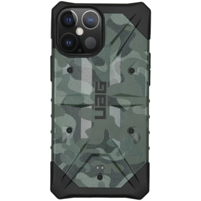 Abbildung von Apple iPhone 12 Pro Max Hülle Kunststoff UAG Hard Case/Backcover Handyhülle Grün Shockproof/Stoßfest