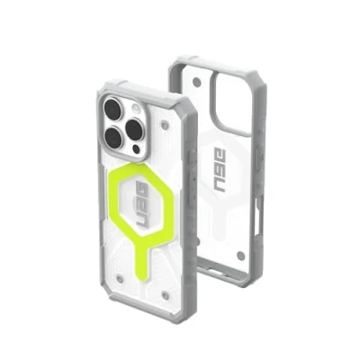 Abbildung von Apple iPhone 16 Pro Hülle MagSafe Kunststoff UAG Hard Case/Backcover Handyhülle Gelb Shockproof/Stoßfest