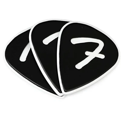 Abbildung von Fender® F Grip 351 Picks, black (3)