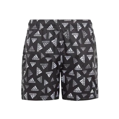 Abbildung von Adidas, Logo Print Clx, Badeanzug, Schwarz Weiss, 1213, Kinder