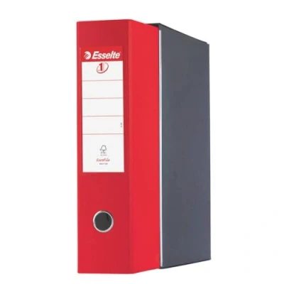 Abbildung von ESSELTE G55 EUROFILE Rekorder f.to Protokoll Rücken 8 cm Vivida Rot