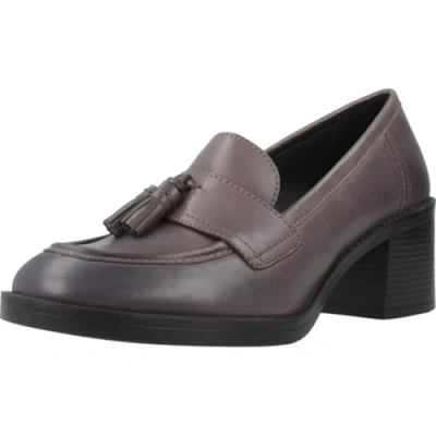 Abbildung von Geox Serilda Slipper, Damen, Größe: 37, Taupe Leder