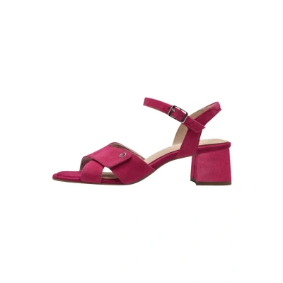 Abbildung von Tamaris Riemensandalette, Damen, Größe: 38, Fuxia suede Schuhe