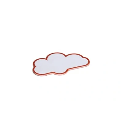 Abbildung von MAUL Moderationskarten Wolke 140 x 270 mm (20 Stück) Beschriftbare Karteikarten Coaching Karten Präsentationskarten Moderationskoffer Nachfüllpack 150 g/m² Papier Weiß