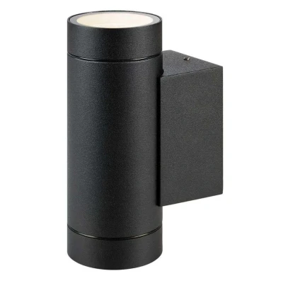 Abbildung von Pipe Fassadenlampe Schwarz Doppelt