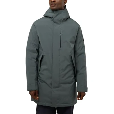 Abbildung von Jack Wolfskin Brandenburger Daunenmantel, Herren, Größe: XL, Slate green