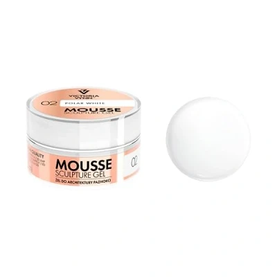 Abbildung von Victoria Vynn Thixotropic MOUSSE SKULPTUR GEL 15ml Nägel Aufbauverlängerung (02 Polar White)