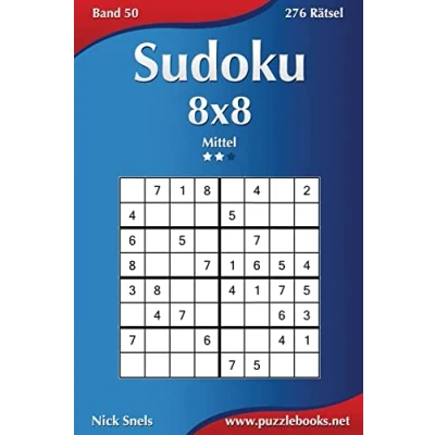 Abbildung von Sudoku 8x8 Mittel Band 50 276 Rätsel
