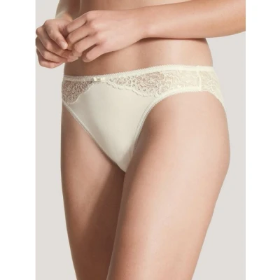 Abbildung von CALIDA Sensual Secrets Slip Damen, Regular Cut, Rückseite aus transparenter Spitze