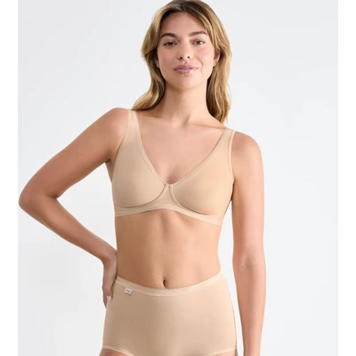 Abbildung von Sloggi Basic SOFT BRA Triangel BH, Damen, Größe: 65B, Skin