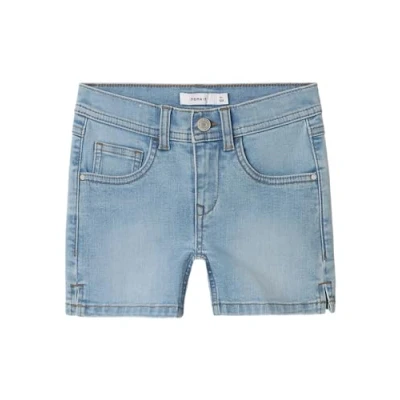 Abbildung von Name it SLIM FIT Jeans Shorts für Kinder, Größe: 152, Light blue denim