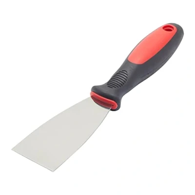 Abbildung von Fit For The Job flexibles 50mm Heimwerker Spachtelmesser mit weichem Griff, zum Auftragen/Glätten von Füll und Dichtstoffen zur Reparatur Löchern Rissen, Edelstahlklinge