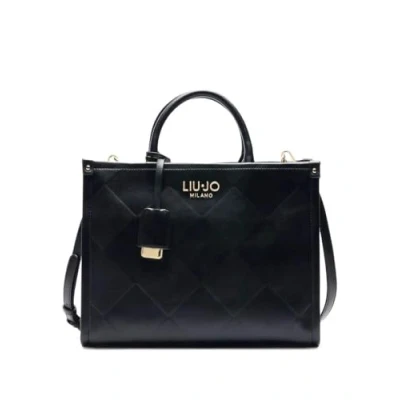 Abbildung von Borsa donna Liu jo M Tote Ridhi nero BS25LJ81 AA5206 E0778 Media