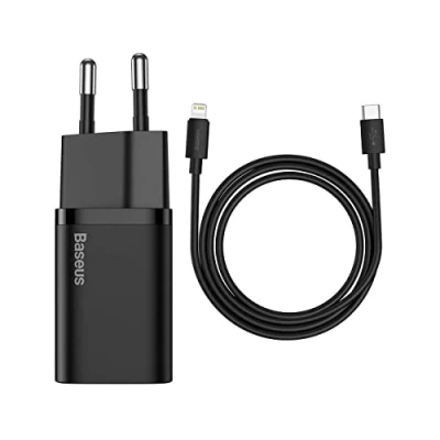 Abbildung von Baseus Super SI PD 20W Wall Charging Set Black
