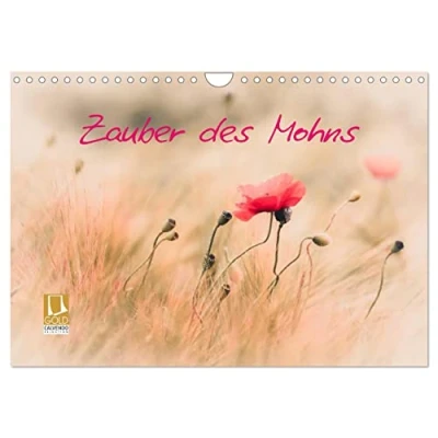 Abbildung von Zauber des Mohns (Wandkalender 2025 DIN A4 quer), CALVENDO Monatskalender