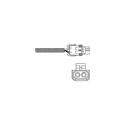 Abbildung von DELPHI ES10989 12B1 Lambdasonde Fingersonde, unbeheizt RENAULT: TWINGO 1, CLIO 1