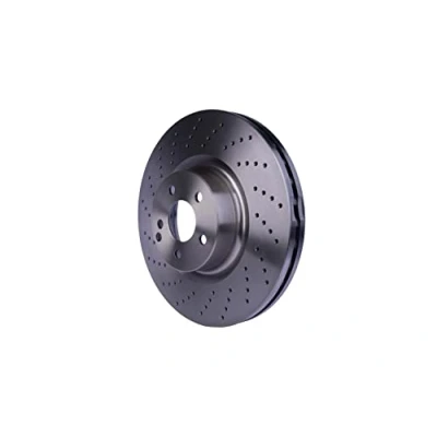 Abbildung von HELLA 8DD 355 110 181 Bremsscheibe 360 36 05/06 112 gelocht, innenbelüftet ohne Radbefestigungsbolzen, Radnabe MERCEDES BENZ: S Klasse Coupe