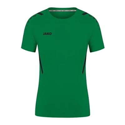 Abbildung von JAKO Challenge Tshirt print, Damen, Größe: 38, Gruenschwarz