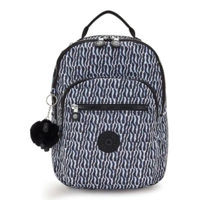 Abbildung von Kipling SEOUL S Small Backpack, Holiday Waves (Blue)