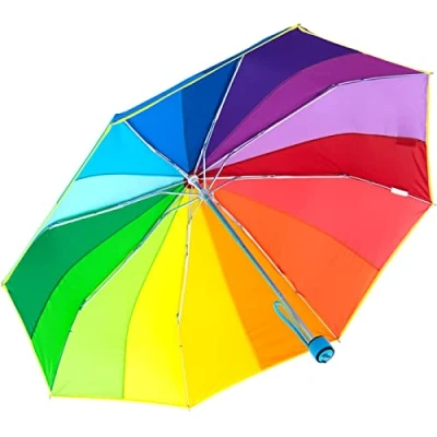 Abbildung von iX brella Taschenregenschirm pocket rainbow 16 color kleiner Taschenschirm farbig, farbenfroh
