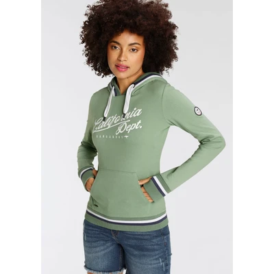 Abbildung von KangaROOS Kapuzensweatshirt, mit großen Logoschriftzug &amp; Kontraststreifen