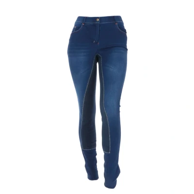 Abbildung von HKM Reithose Summer Denim 3/4 Alos Jeansblau/dblau 164