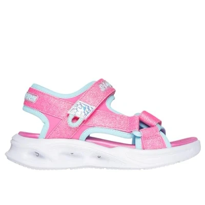 Abbildung von Skechers Kids Sandale &quot;SOLA GLOW SANDAL&quot;, Sommerschuh, Klettschuh, Sandalette, mit Glitzer und Blinkfunktion