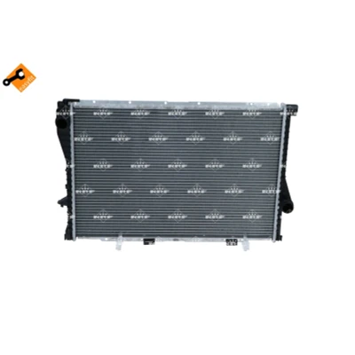 Abbildung von NRF 55321 Kühler, Motorkühlung Aluminium 650 435 34 Kühlrippen gelötet BMW: 5 Limousine, 7, Touring kfzteile, kfzteile24, bandel online, bandel, atp