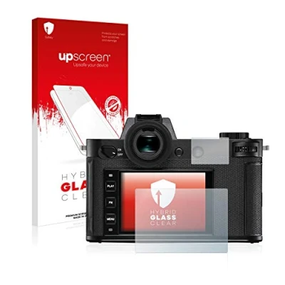 Abbildung von upscreen Schutzglas für Leica SL2 Schutzfolie, Glas Folie [Klar, 9H Panzerschutz, Anti Fingerprint]