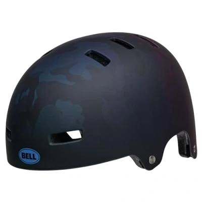 Abbildung von Bell Unisex Jugend Span Fahrradhelme, Matte Black/Blue Camo, XS