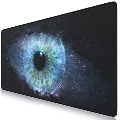 Abbildung von TITANWOLF XXL Mauspad Gaming 900x400 mm Mousepad groß Tischunterlage Large Size verbessert Präzision und Geschwindigkeit auch für Roccat Razer Logitech Maus Tastatur Galaxy Eye