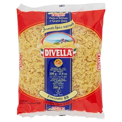 Abbildung von 10x Pasta Divella 100% Italienisch N 88 Fiocchetti 500 gr