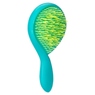 Abbildung von Michel Mercier The Girlie Scented Detangler Brush Schmerzfreie Kinder Haarbürste für glänzendes Haar dickes und lockiges Candy Apple Violett Rosa 1 Stück