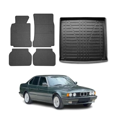 Abbildung von OMAC 1209YPS1 484 Fußmattensatz Gummi 5 schwarz BMW: Touring