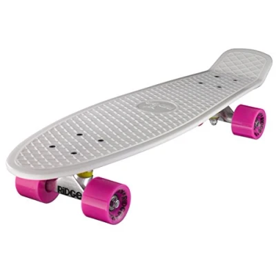 Abbildung von Ridge PB 27 White Pink Skateboard, White/Pink, 69 cm