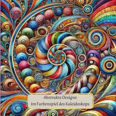 Abbildung von Abstrakte Designs im Farbenspiel des Kaleidoskop / Malbuch für Ausmalprofis (Kunstwolle Muster und Mandalas zum Entspannen, Band 5)